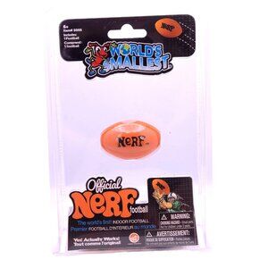 Nerf World's Smallest Official Nerf Football Mini Figure New Sealed